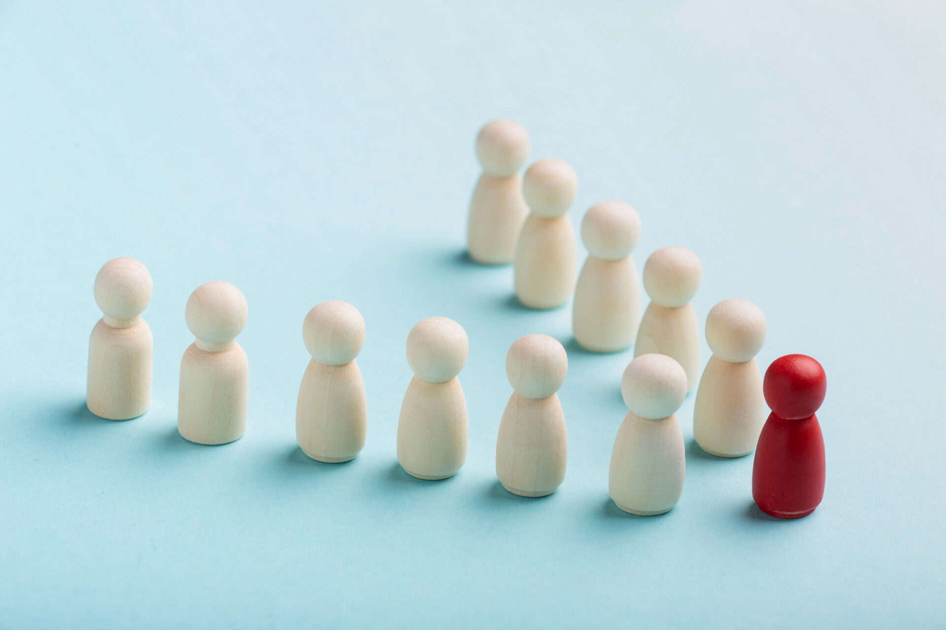 Still Life Business Roles With Various Pawns